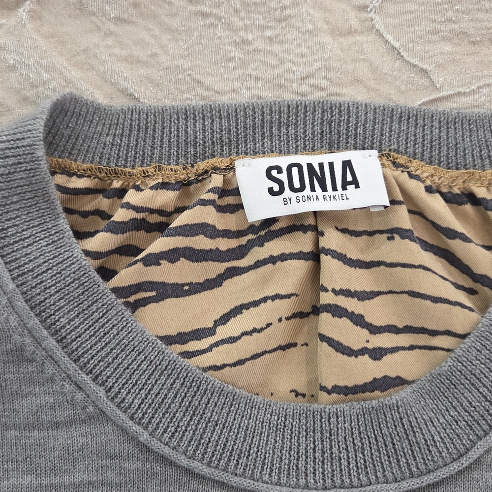 Sonia Rykiel Ladies Gray Crewneck Sweater
